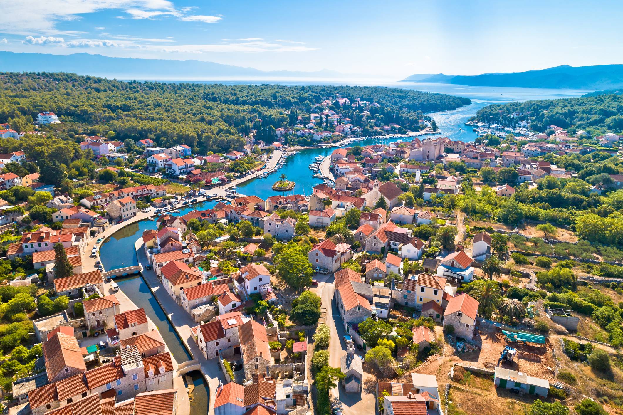 Vrboska canal town on Hvar island, Croatia — quiet alternative overnight to Stari Grad