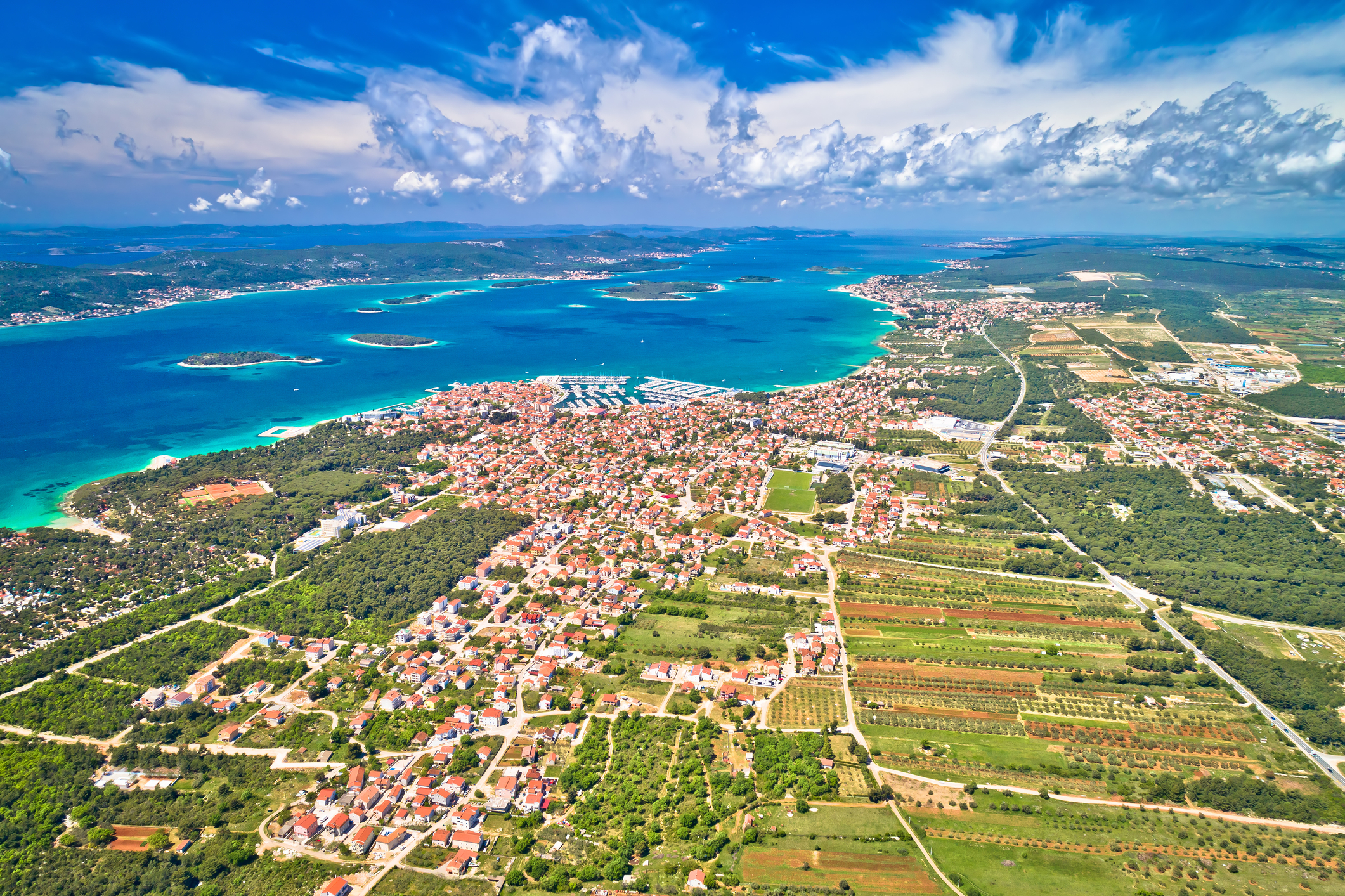 Ravni Žakan restaurant buoys, Kornati National Park — classic Kornati evening on the Kornati Island Sailing route