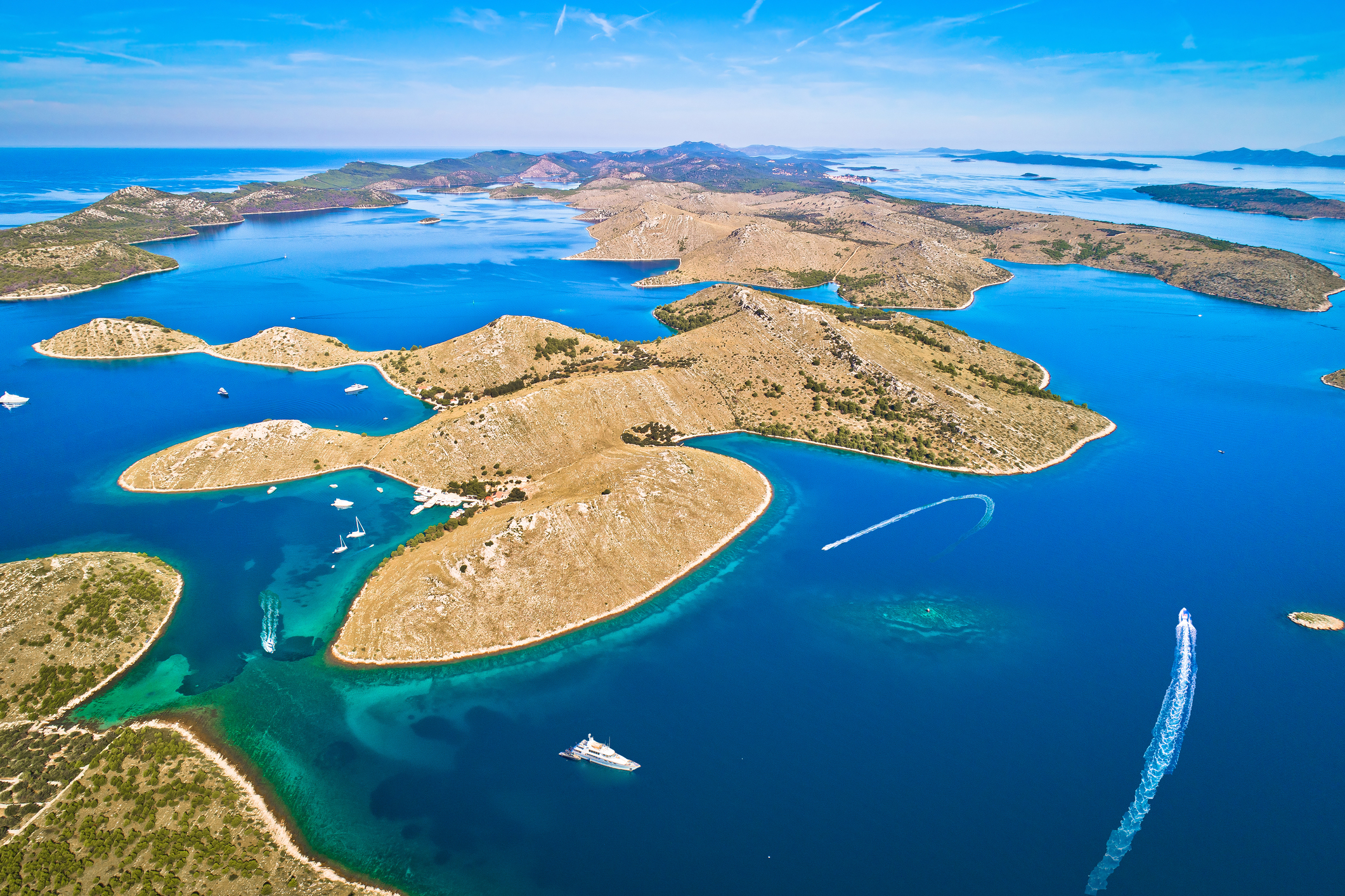 Crystal-clear water anchorage inside Kornati National Park, Croatia — day 5 of the Krka Kornati sailing route